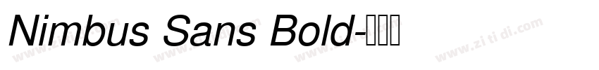 Nimbus Sans Bold字体转换 Nimbus Sans Bold字体转换